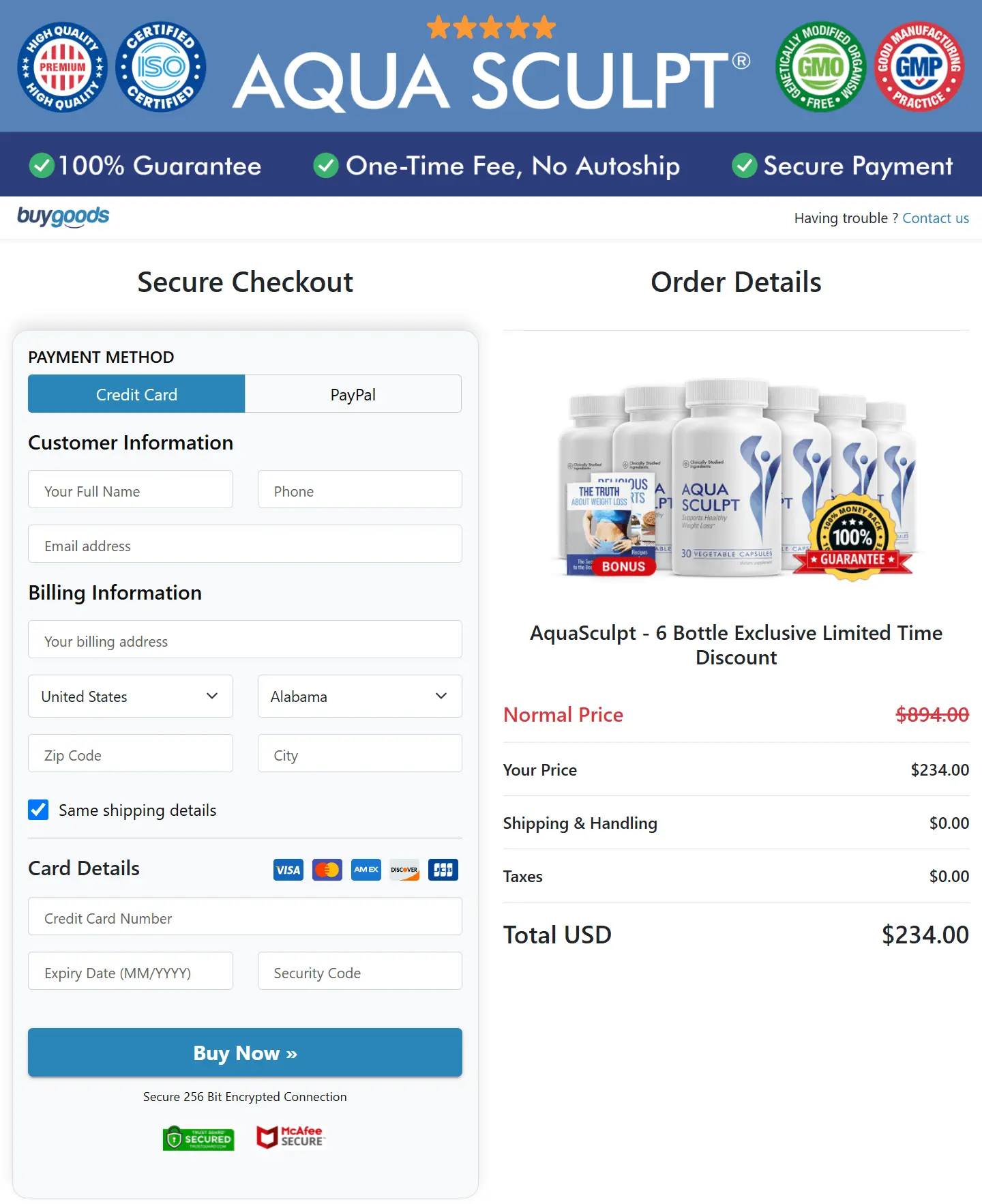 AquaSculpt Weight Loss Supplement Order Page AquaSculpt Weight Loss Supplement Order Page
